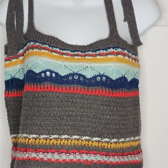 POL Striped Knit Crop Top Size Medium NWOT - Picture 3 of 7